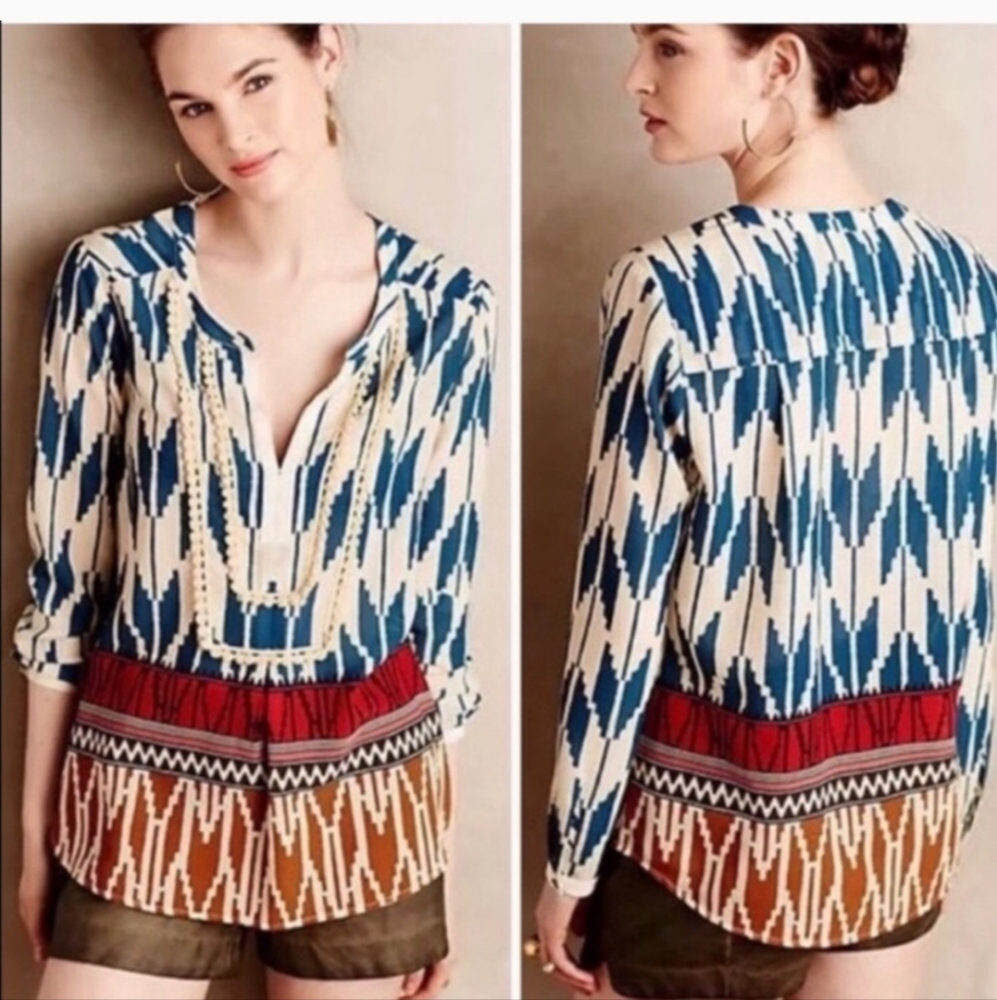 Maeve Anthropology Lightweight Blouse